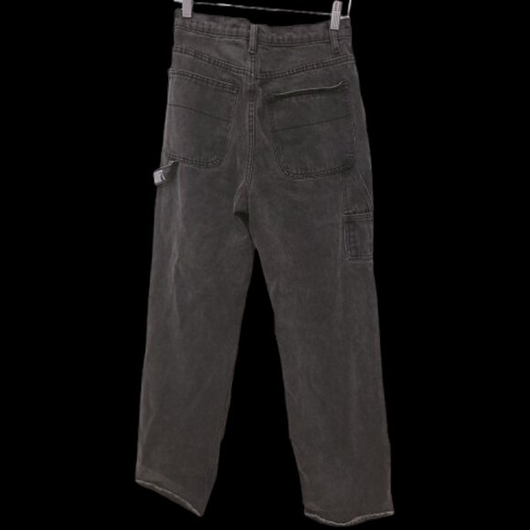 Black Distressed Oversized Pants - Picture 8 of 8